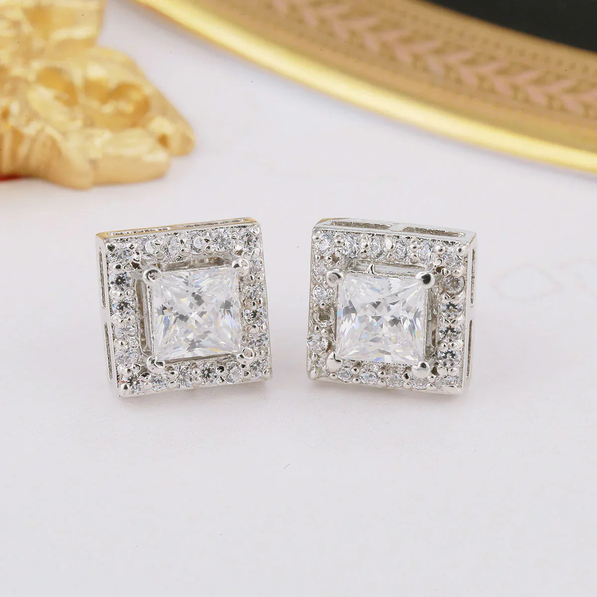 Square In Square Earring