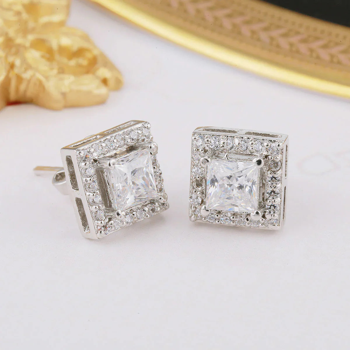 Square In Square Earring