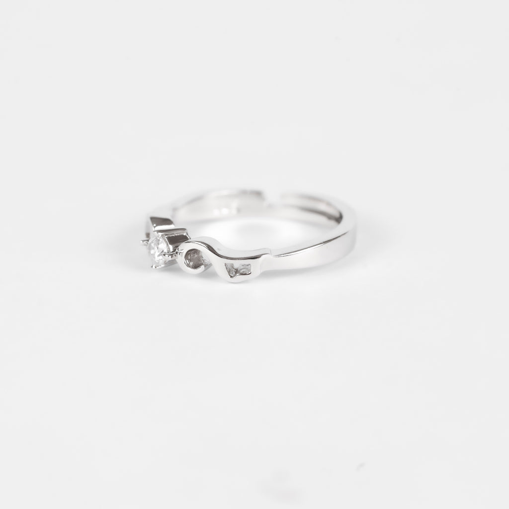 Solitaire Island Ring