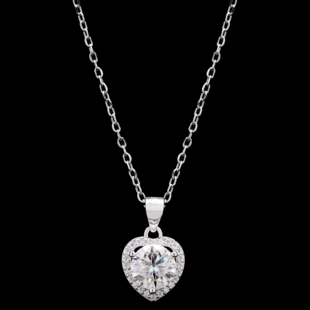 Solitaire Moissanite Pendant