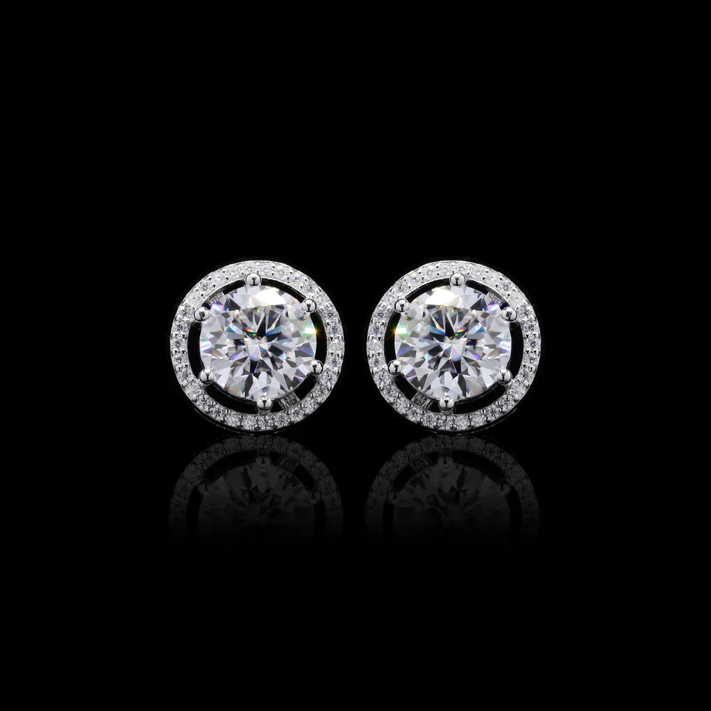 Enchanted Gleam Moissanite Earrings