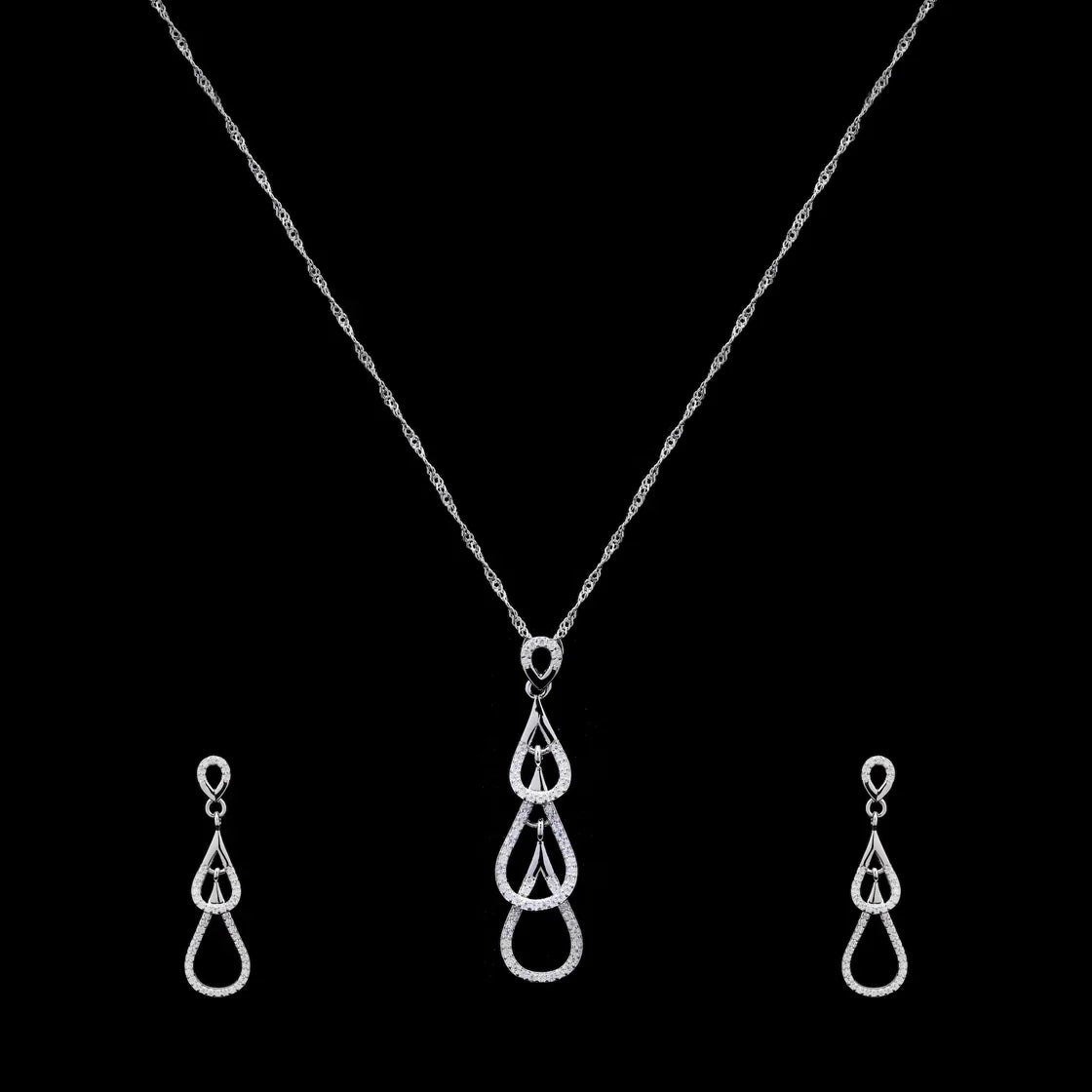 3 Drop Moissanite Set