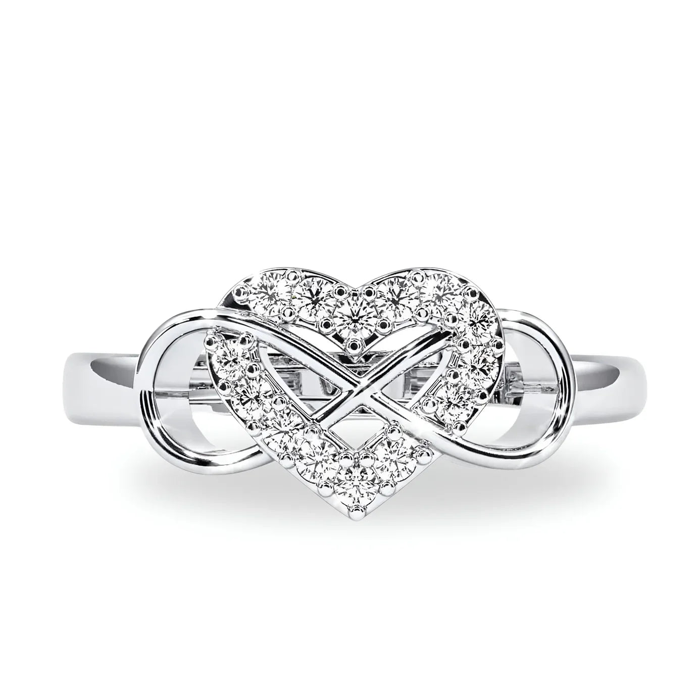 Infinity Heart Ring