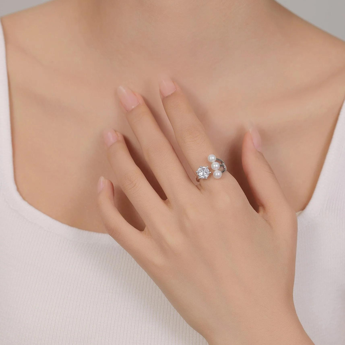 3 Pearl Ring